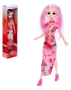 Кукла шарнирная Элина в платье Nnb