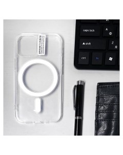 Чехол Luazon для Iphone 12 Mini поддержка Magsafe пластиковый прозрачный Luazon home