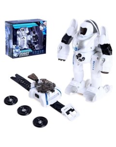 Робот Робот деформер с наручной катапультой световые и звуковые эффекты Zhorya