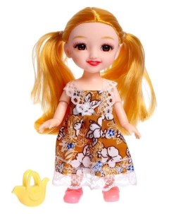 Кукла модная шарнирная Сонечка в платье с аксессуаром Nnb