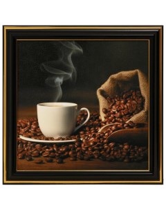 Картина Кофейный аромат 20х20 см рамка Nnb