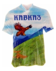 Магнит в форме футболки Кавказ Nnb