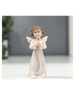 Сувенир Ангел в белом лакированный Nnb