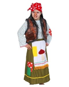 Карнавальный костюм Баба яга дремучая р L рост 134 140 см Карнавалофф