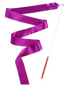 Лента гимнастическая с палочкой 6 м цвет фиолетовый Grace dance