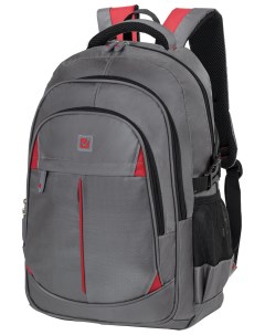 Рюкзак Titanium универсальный серый красные вставки 45х28х18см 270767 Brauberg