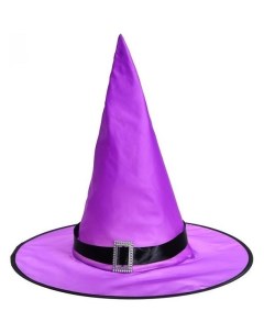Карнавальная шляпа Колдунья с диодами фиолетовый Страна карнавалия
