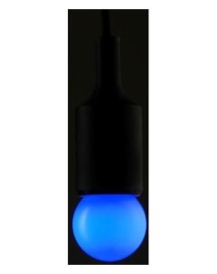 Лампа светодиодная декоративная Luazon Lighting G45 е27 1 5 Вт для белт лайта синий Luazon home