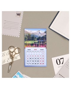 Календарь на магните односекционный Горное озеро Nnb