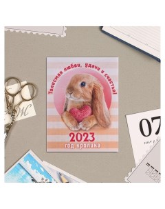 Календарь на магните 2023 Год кролика Лис