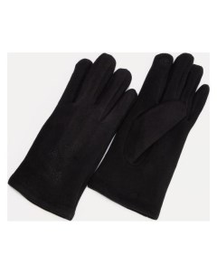 Перчатки женские безразмерные с утеплителем цвет чёрный Nnb