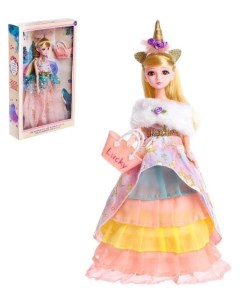 Кукла модная шарнирная Принцесса в пышном платье Nnb