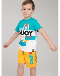Фуфайка трикотажная для мальчиков футболка Playtoday kids