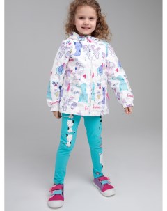 Куртка текстильная с полиуретановым покрытием для девочек ветровка Playtoday kids