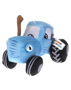 Мягкая игрушка озвученная Синий трактор 18 см Мульти-пульти