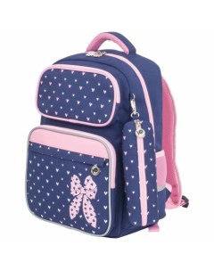 Рюкзак Complete с пеналом в комплекте Pink bow 42х29х14 см Юнландия