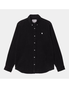 Рубашка L S Madison Cord Shirt Black Wax 2023 Carhartt wip