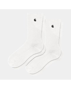 Носки Madison Pack Socks White Black White Black 2023 Carhartt wip