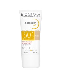 Солнцезащитный крем с тоном для кожи с покраснениями AR SPF50 30 мл Photoderm Bioderma