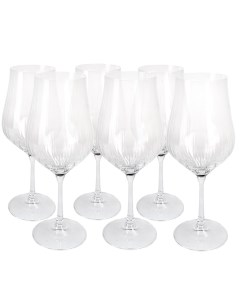 Набор бокалов для вина Тулипа 6 шт 450 мл стекло Cristalex cz s.r.o.