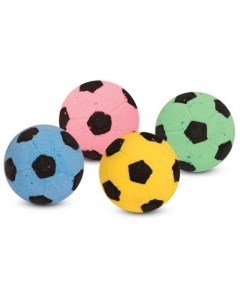 Игрушка для кошек мяч футбольный одноцветный 1 шт Триол