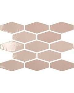 Керамическая плитка Harlequin Pink 07975 0002 настенная 10х20 см Ape