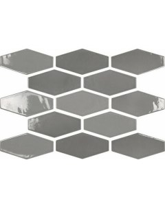 Керамическая плитка Harlequin Grey 07975 0004 настенная 10х20 см Ape