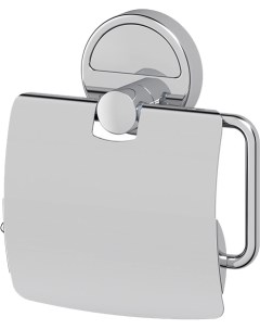 Держатель туалетной бумаги LUX 055 с крышкой хром Fbs