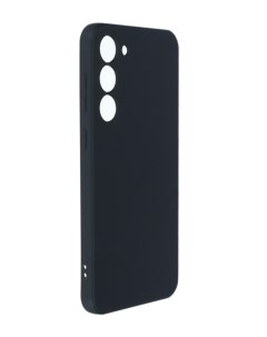 Чехол для Samsung Galaxy S23 Plus с защитой камеры и подложкой Silicone Black УТ000033676 Ibox
