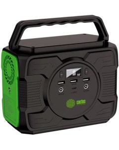 Мобильный аккумулятор CS PCS144 EC5 40000mAh 2 1A 2xUSB черный зеленый Cactus