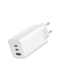 Сетевое зарядное устройство Vention FEDW0-EU на 3 порта 65W USB (C+C+A) 2.4A белое