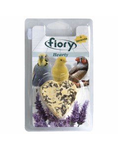 Био камень Фиори для птиц с Лавандой в форме сердца Fiory