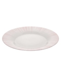Тарелка десертная стекло 19 5 см круглая Focus 10327SLBD73 розовая Pasabahce