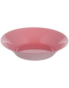 Тарелка суповая стекло 22 см круглая Pink City 10335SLBD40 Pasabahce