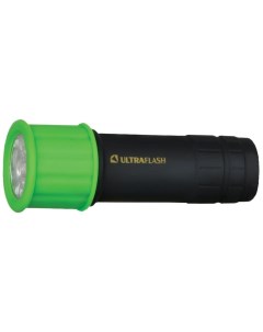 Фонарь ручной LED15001 C пластик зеленый с черным 3XR03 светоФор блистер Ultraflash
