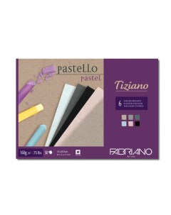 Альбом cклейка для пастели Tiziano Brizzati Colour 6 цветов А3 30 л 160 г Fabriano
