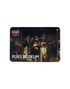 Набор карандашей цветных Rijks Museum Рембрандт Ночной дозор 50 цв в метал коробке Bruynzeel