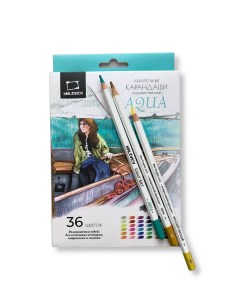 Набор карандашей акварельных "GrafArt" 36 шт Малевичъ