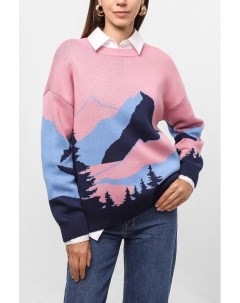 Пуловер с принтом Colorplay