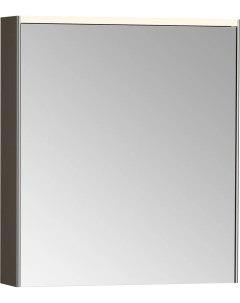 Зеркало шкаф Core 60 L с подсветкой антрацит 66909 Vitra