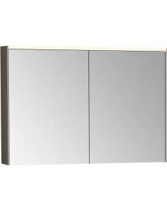 Зеркало шкаф Core 100 с подсветкой антрацит 66912 Vitra