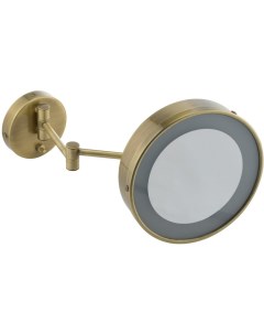Косметическое зеркало с галогеновой подсветкой бронза Migliore