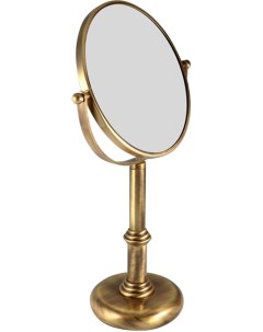 Косметическое зеркало настольное бронза Migliore