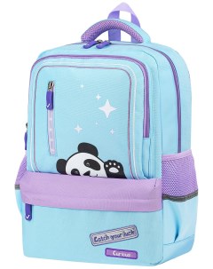 Рюкзак STAR Friendly panda голубой 40х29х13 см 270667 Brauberg