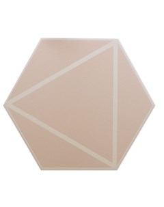 Керамогранит Fancy Lines Pink 20x23 Dna tiles