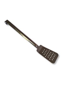 Лопатка 44см изогнутая (14*7,5см) нерж. перфорир. широкая (Россия) | 1С2554 Resto