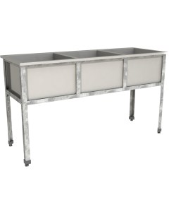 Ванна моечная трехсекционная ВМС-3/5-ЭЦ Restoinox