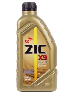 Масло моторное X9 XQ 5W 40 синтетическое 1 л Zic