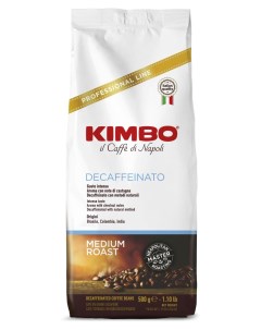 Кофе в зернах Espresso Decaffeinato 500 г Kimbo