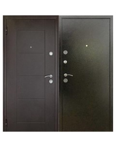 Дверь входная металлическая квадро 2 м 2050х860 левая медный антик Форпост